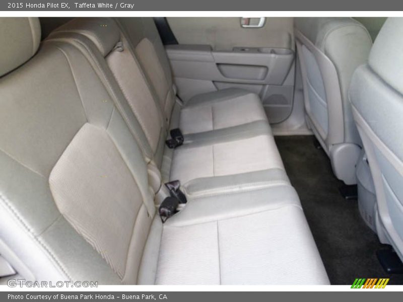 Taffeta White / Gray 2015 Honda Pilot EX