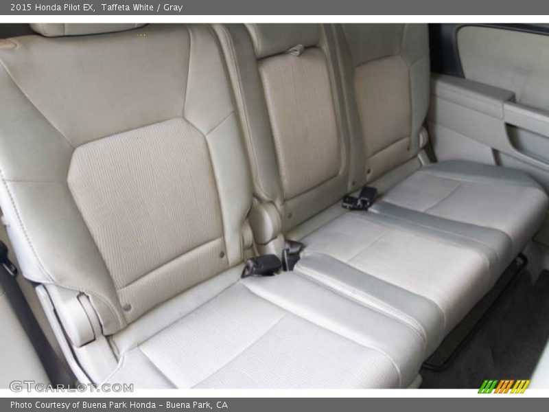 Taffeta White / Gray 2015 Honda Pilot EX