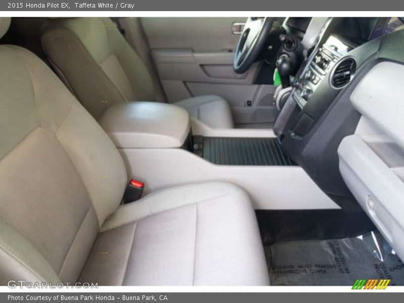 Taffeta White / Gray 2015 Honda Pilot EX