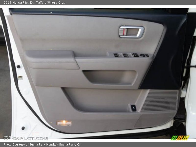 Taffeta White / Gray 2015 Honda Pilot EX