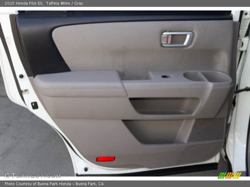 Taffeta White / Gray 2015 Honda Pilot EX