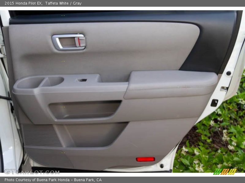 Taffeta White / Gray 2015 Honda Pilot EX