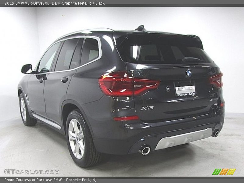 Dark Graphite Metallic / Black 2019 BMW X3 xDrive30i