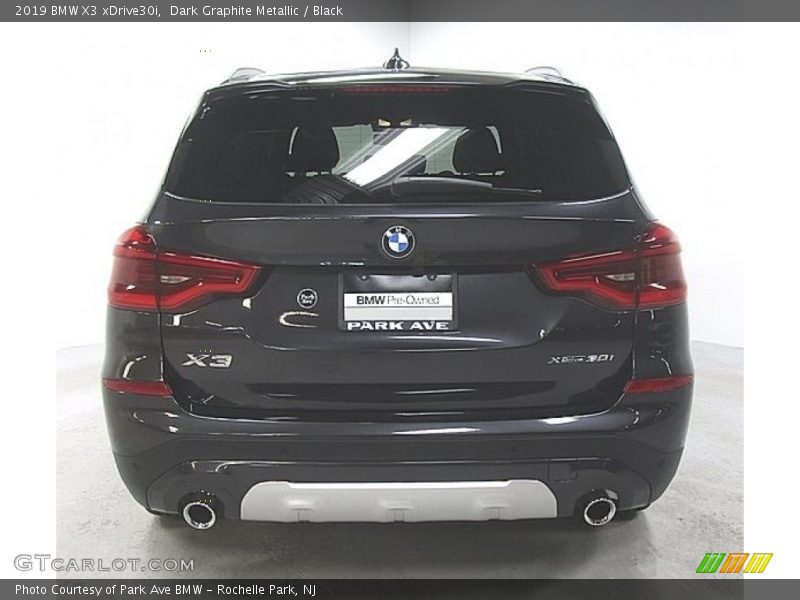 Dark Graphite Metallic / Black 2019 BMW X3 xDrive30i