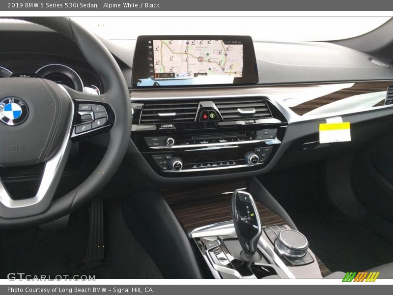 Alpine White / Black 2019 BMW 5 Series 530i Sedan