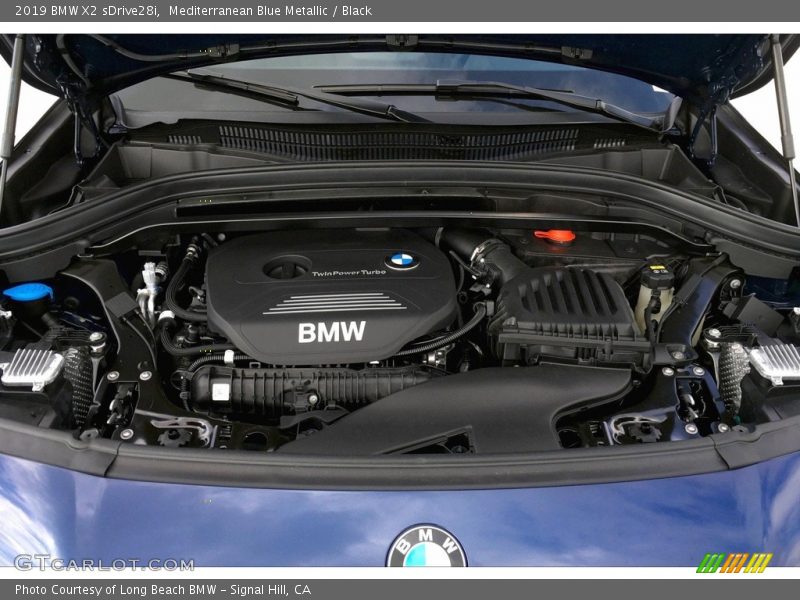 Mediterranean Blue Metallic / Black 2019 BMW X2 sDrive28i