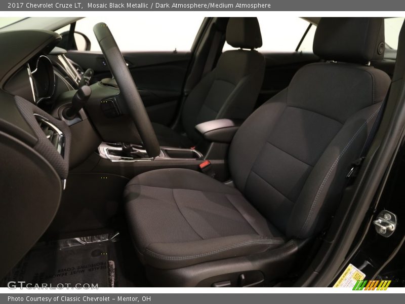 Mosaic Black Metallic / Dark Atmosphere/Medium Atmosphere 2017 Chevrolet Cruze LT