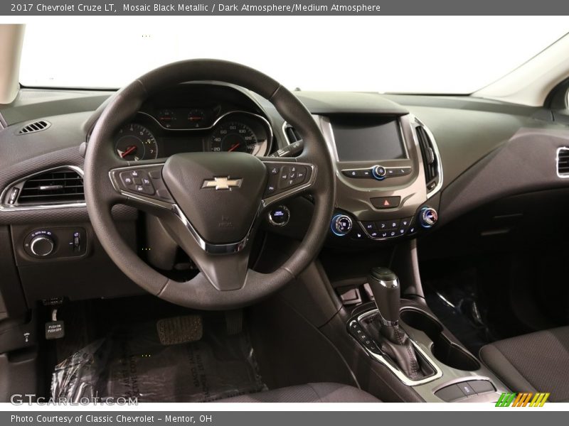 Mosaic Black Metallic / Dark Atmosphere/Medium Atmosphere 2017 Chevrolet Cruze LT