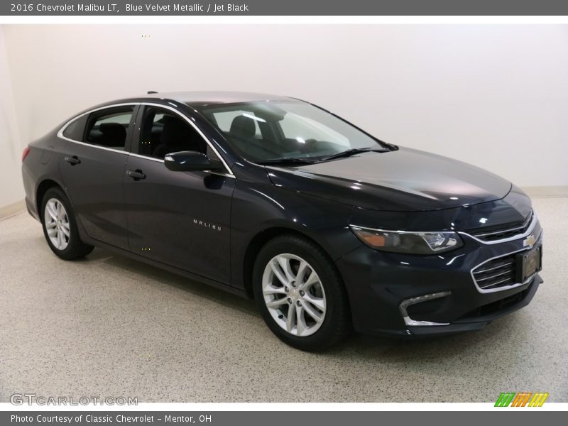 Blue Velvet Metallic / Jet Black 2016 Chevrolet Malibu LT