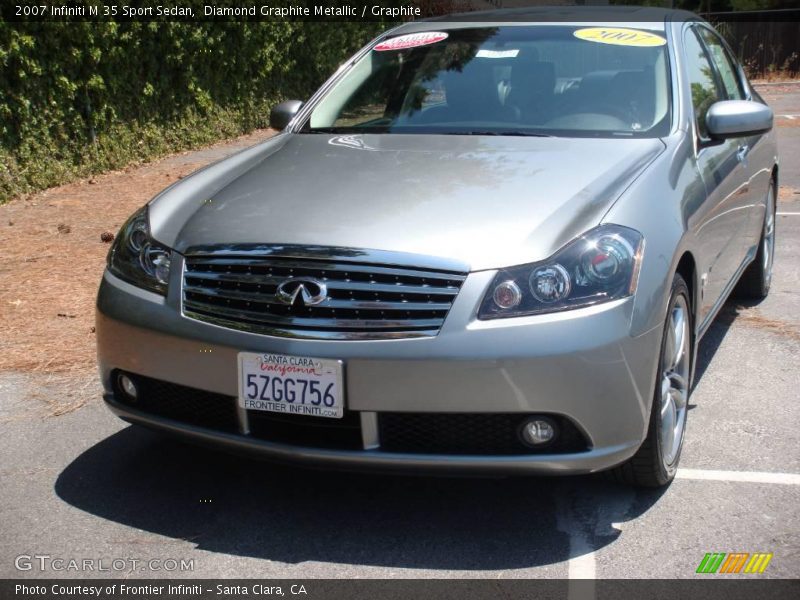 Diamond Graphite Metallic / Graphite 2007 Infiniti M 35 Sport Sedan