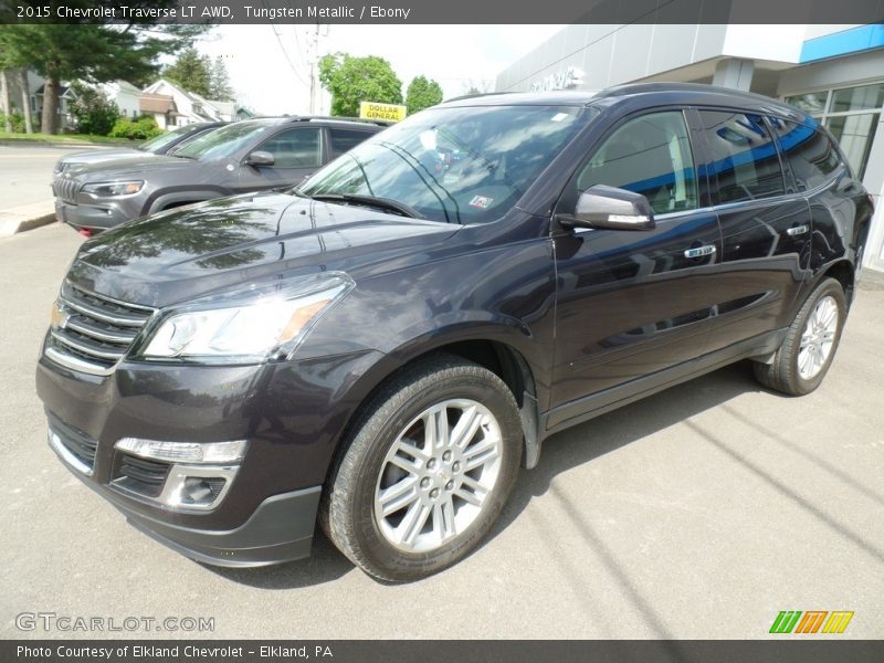 Tungsten Metallic / Ebony 2015 Chevrolet Traverse LT AWD