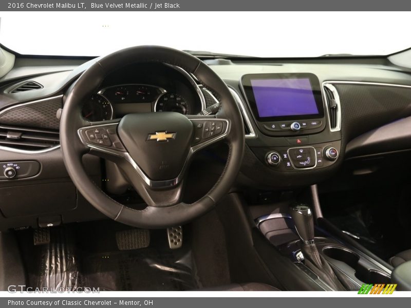 Blue Velvet Metallic / Jet Black 2016 Chevrolet Malibu LT