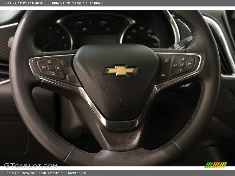 Blue Velvet Metallic / Jet Black 2016 Chevrolet Malibu LT