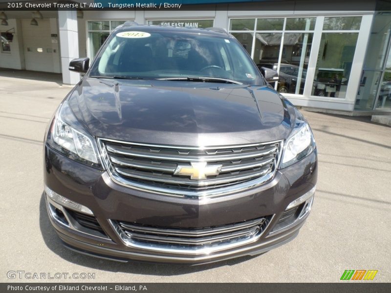 Tungsten Metallic / Ebony 2015 Chevrolet Traverse LT AWD