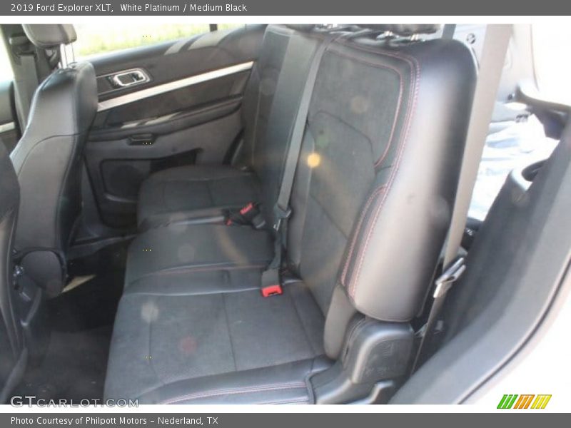 White Platinum / Medium Black 2019 Ford Explorer XLT