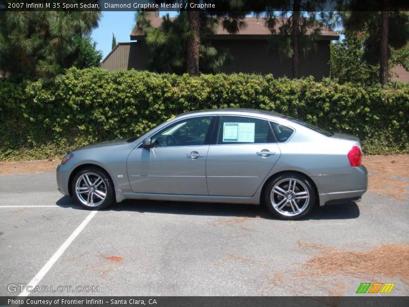 Diamond Graphite Metallic / Graphite 2007 Infiniti M 35 Sport Sedan