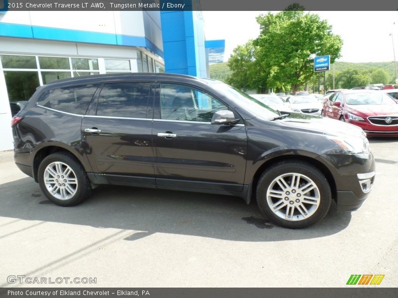 Tungsten Metallic / Ebony 2015 Chevrolet Traverse LT AWD