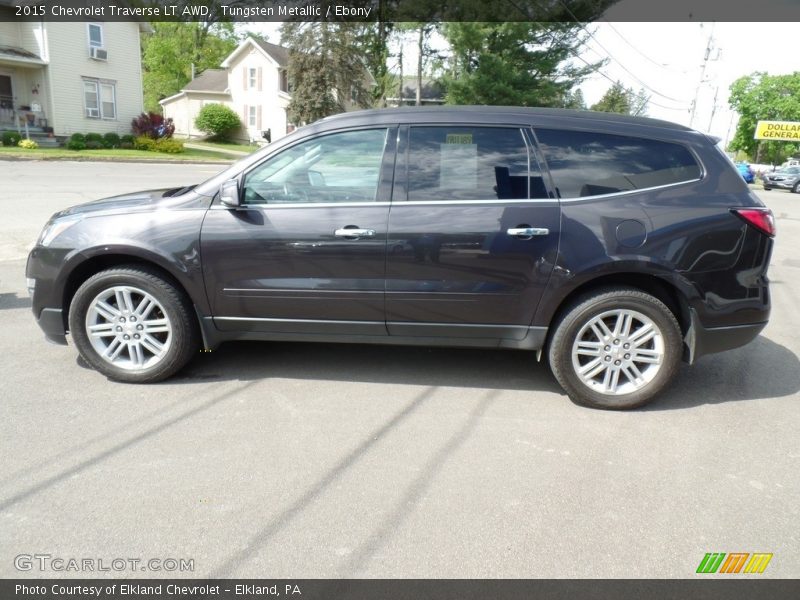Tungsten Metallic / Ebony 2015 Chevrolet Traverse LT AWD