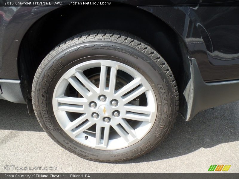 Tungsten Metallic / Ebony 2015 Chevrolet Traverse LT AWD