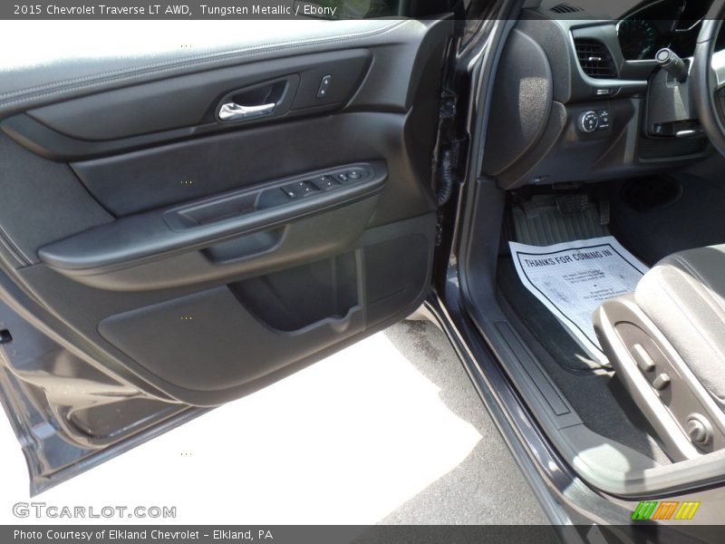 Tungsten Metallic / Ebony 2015 Chevrolet Traverse LT AWD