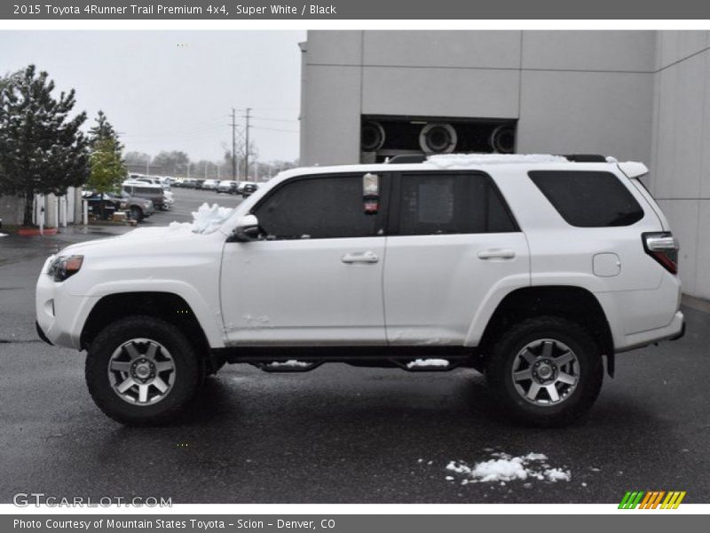 Super White / Black 2015 Toyota 4Runner Trail Premium 4x4