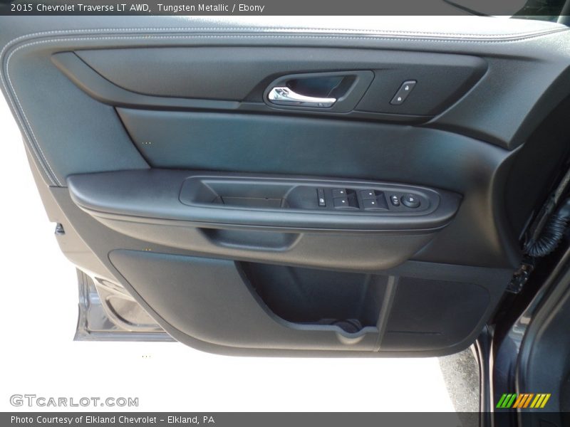 Tungsten Metallic / Ebony 2015 Chevrolet Traverse LT AWD