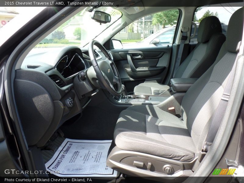 Tungsten Metallic / Ebony 2015 Chevrolet Traverse LT AWD