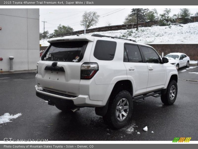 Super White / Black 2015 Toyota 4Runner Trail Premium 4x4