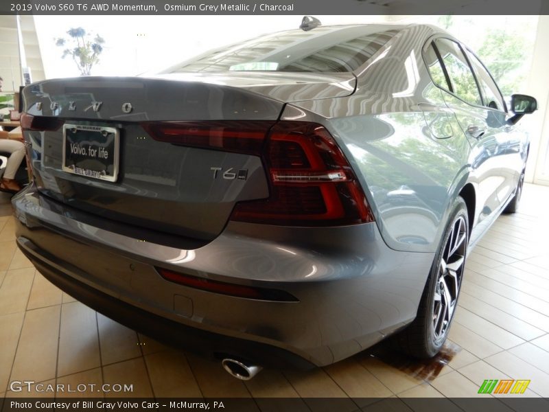 Osmium Grey Metallic / Charcoal 2019 Volvo S60 T6 AWD Momentum