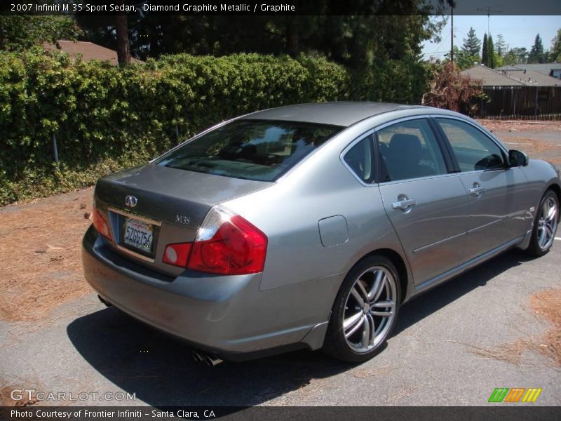 Diamond Graphite Metallic / Graphite 2007 Infiniti M 35 Sport Sedan