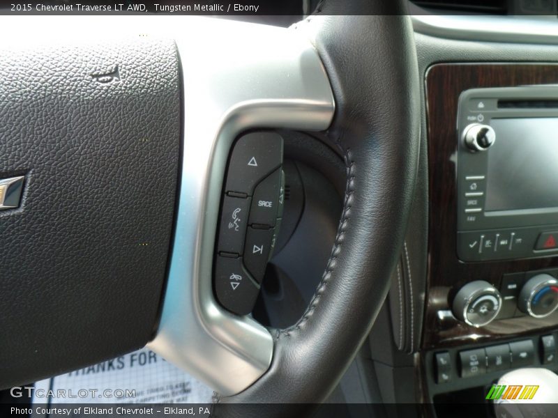 Tungsten Metallic / Ebony 2015 Chevrolet Traverse LT AWD