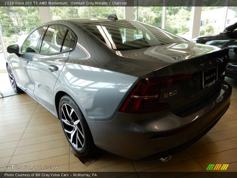 Osmium Grey Metallic / Charcoal 2019 Volvo S60 T6 AWD Momentum