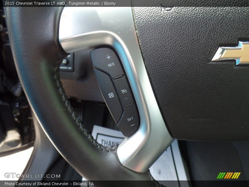 Tungsten Metallic / Ebony 2015 Chevrolet Traverse LT AWD