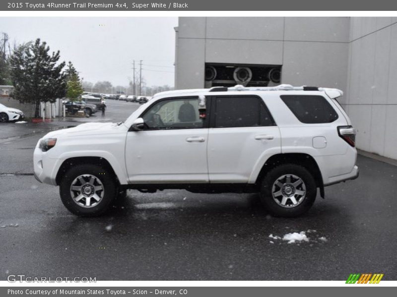 Super White / Black 2015 Toyota 4Runner Trail Premium 4x4