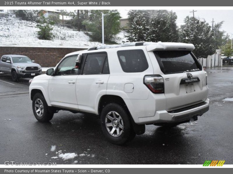 Super White / Black 2015 Toyota 4Runner Trail Premium 4x4