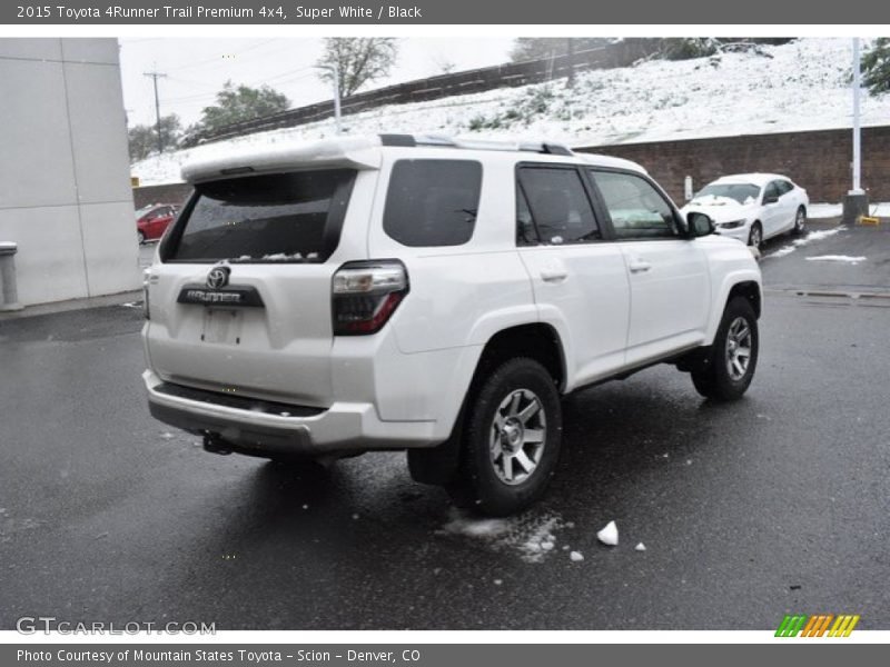 Super White / Black 2015 Toyota 4Runner Trail Premium 4x4