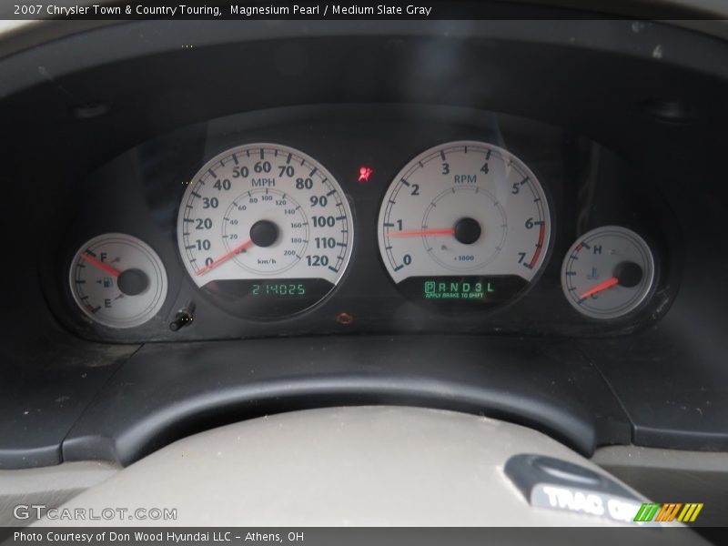 Magnesium Pearl / Medium Slate Gray 2007 Chrysler Town & Country Touring