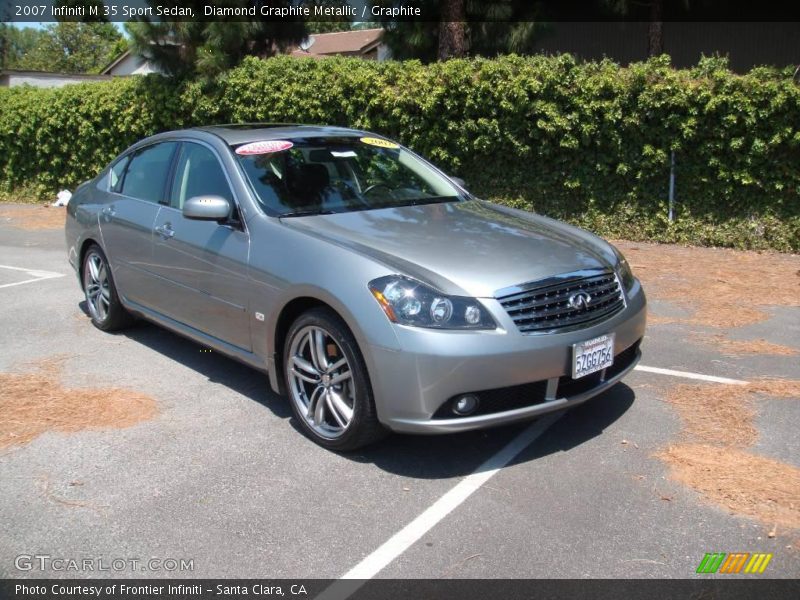 Diamond Graphite Metallic / Graphite 2007 Infiniti M 35 Sport Sedan