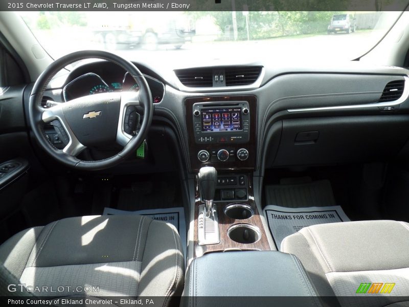 Tungsten Metallic / Ebony 2015 Chevrolet Traverse LT AWD