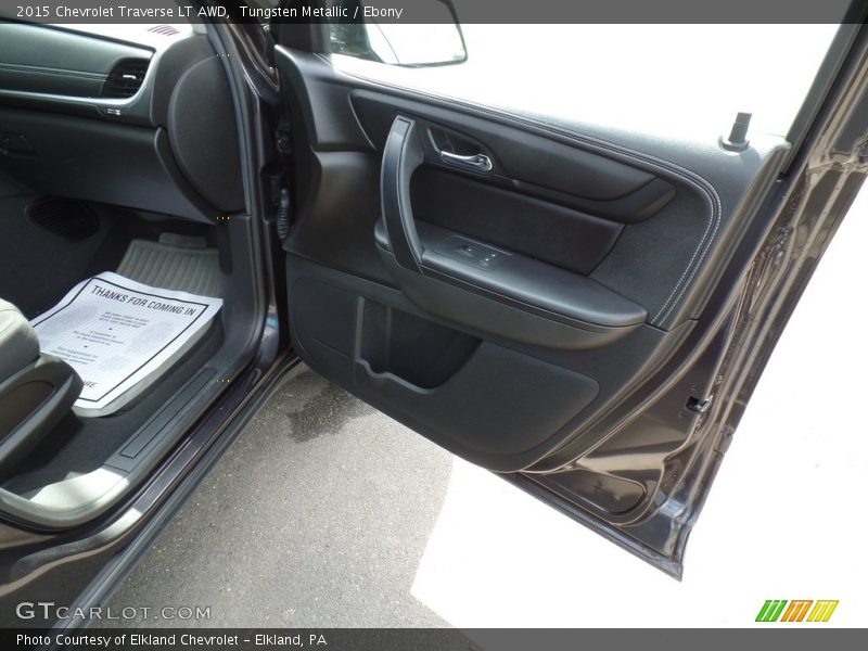 Tungsten Metallic / Ebony 2015 Chevrolet Traverse LT AWD