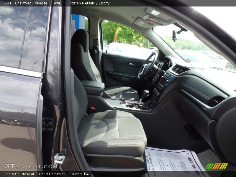 Tungsten Metallic / Ebony 2015 Chevrolet Traverse LT AWD