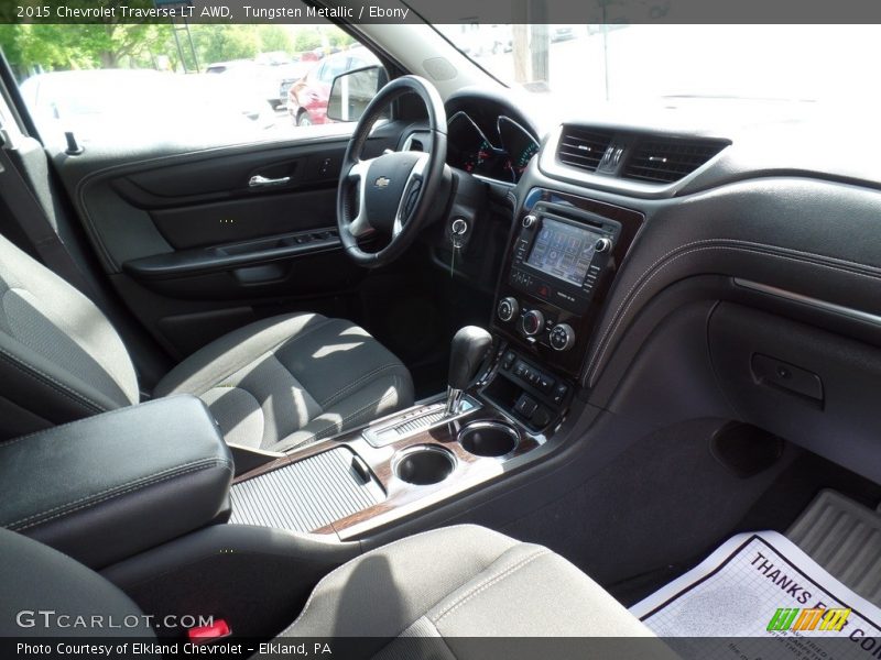 Tungsten Metallic / Ebony 2015 Chevrolet Traverse LT AWD
