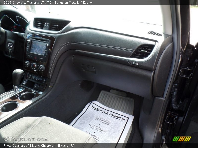 Tungsten Metallic / Ebony 2015 Chevrolet Traverse LT AWD