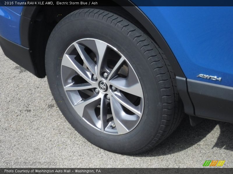 Electric Storm Blue / Ash 2016 Toyota RAV4 XLE AWD