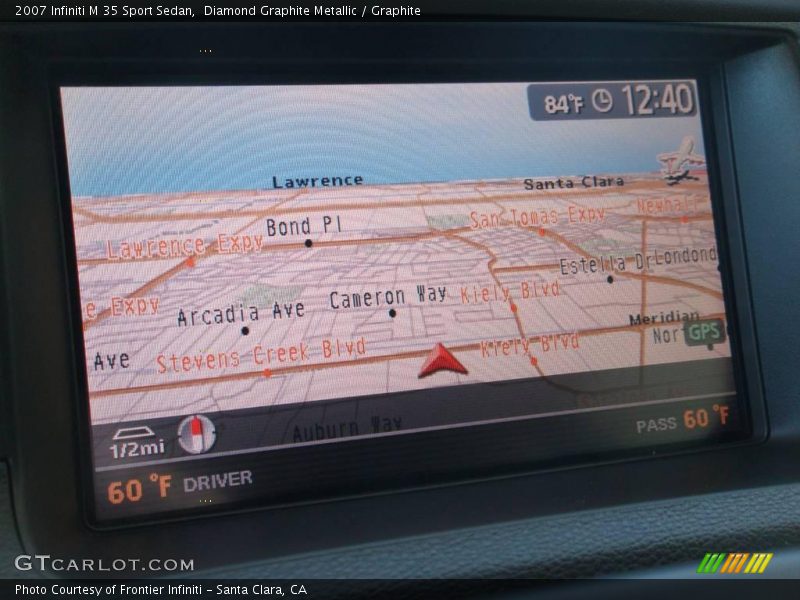 Diamond Graphite Metallic / Graphite 2007 Infiniti M 35 Sport Sedan