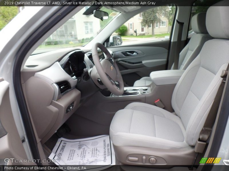 Silver Ice Metallic / Dark Atmosphere/Medium Ash Gray 2019 Chevrolet Traverse LT AWD