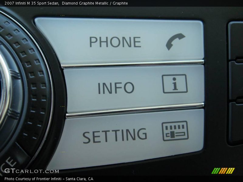 Diamond Graphite Metallic / Graphite 2007 Infiniti M 35 Sport Sedan