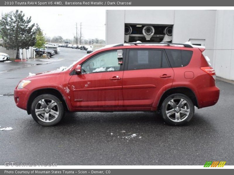 Barcelona Red Metallic / Dark Charcoal 2010 Toyota RAV4 Sport V6 4WD