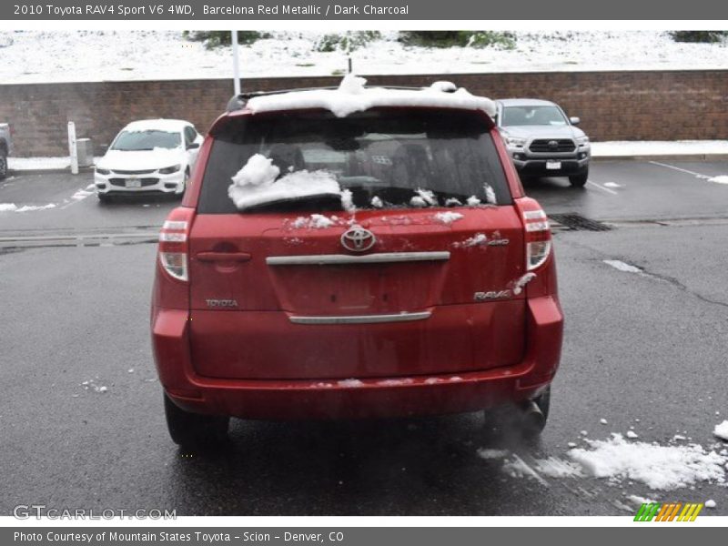Barcelona Red Metallic / Dark Charcoal 2010 Toyota RAV4 Sport V6 4WD