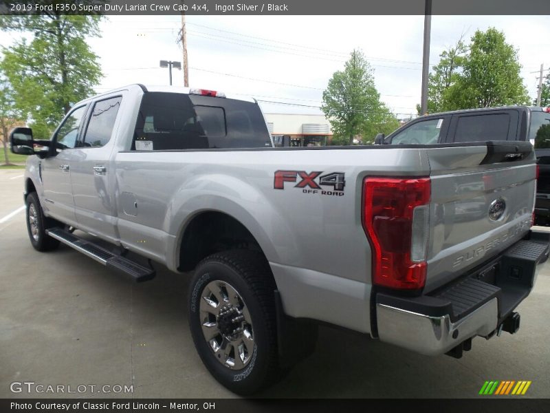 Ingot Silver / Black 2019 Ford F350 Super Duty Lariat Crew Cab 4x4
